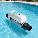 Salt Water Pool Chlorinator System Salt Chlorine Generator for Inground Pools Saltwater Pool System with Titanium Cell, LED Control Panel, Self-Cleaning Function 80m³Pool