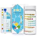 Salt-Water Pool Test Strips Kit: 150 Counts 8-in-1 for Salt Water Pool Testing Kit, Salt Pool Test Strips for Hot Tub Spa Testing Salt Chlorine pH and More