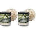 Saltverk Sea Salt - Gourmet, Icelandic, Hand Harvested and Sustainably Made - Birch Smoked 3.17 Oz (Pack of 2)