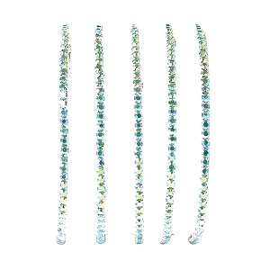 salty anti tarnish set of 5 teal twinkle stack bracelets for women  fancy jewellery gifts  hand band  latest fashion accessories for girls  minimal jewelry design  ideal for gifting  gift for diwali christmas marriage birthday