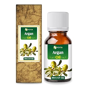 salvia argan oil argania spinosa carrier oil for skin hair amp body care  lightweight botanical oil for diy skincare haircare amp massage  30 ml  101 fl oz