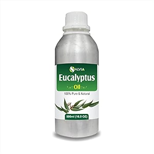 salvia eucalyptus oil eucalyptus globulus essential oil for aromatherapy amp diy blends  fresh herbal oil for skincare massage amp fragrance use  500 ml  169 fl oz