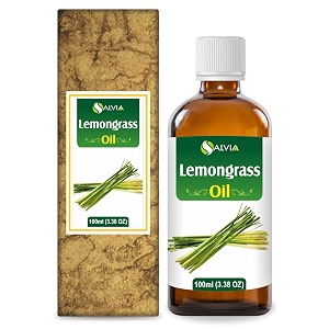 salvia lemongrass oil cymbopogon flexuosus essential oil for aromatherapy amp diy blends  fresh herbal citrus oil for skincare massage amp fragrance use  100 ml  338 fl oz