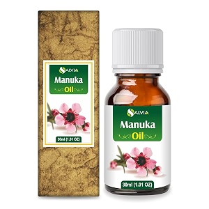 salvia manuka 100 pure amp natural undiluted oil organic standardsteam distilled oilclean flaky scalp wound care skin care hair care moisturizer 30 ml with dropper