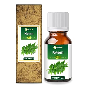 salvia neem oil with dropper natural undiluted uncut essential oils 30 ml