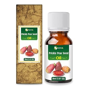 salvia prickly pear seed oil opuntia ficus-indica carrier oil for skin hair amp massage  lightweight botanical oil for diy skincare amp body care  30 ml  101 fl oz