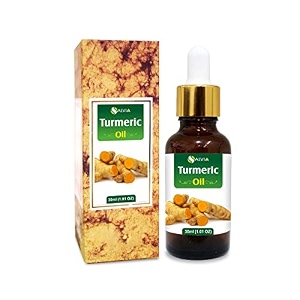 salvia turmeric oil curcuma longa essential oil for aromatherapy amp diy blends  warm herbal oil for skincare massage amp fragrance use  30 ml  101 fl oz