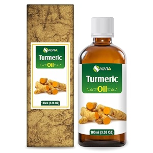 salvia turmeric oil curcuma longa essential oil for aromatherapy amp diy blends  warm herbal oil for skincare massage amp fragrance use  100 ml  338 fl oz
