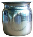 salvusappsolutions Steel Pooja Lota: Sacred Water Vessel for Rituals and Worship (Silver_4 Inch) Steel Kalash