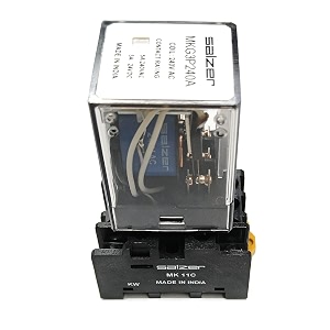 salzer relays mkg3p 240vac type 11 pin ac relay with plug in base