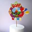 Sam Cute Land's Handcrafted Dinosaur Cake topper..