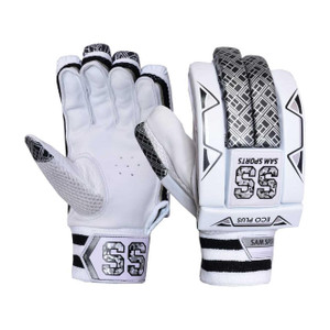 sam sports eco plus grey youth batting gloves