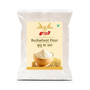 sambhojanam kuttu ka atta 200 gm  stone grounded buckwheat flour for vrat  fresh kuttu flour rich in dietry fibre for fasting  gluten free kuttu atta  helps to lose weight  upwaas ke liye
