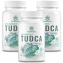 Sambugra TUDCA Liver Supplements 1100mg, 3rd Party Tested Ultra Strength Bile Salt TUDCA Supplement, Liver Support for Detox Cleanse and Repair, 180 Capsules