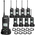 SAMCOM FPCN10A Business Walkie Talkies Portable UHF Two-Way Radios(9 Pack)