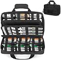 samdew Butterfly Knife Display Bag for 66+ Pocket Knives, Bag Only