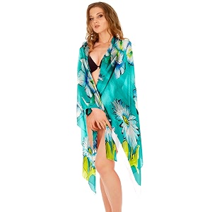sameeha women39s georgette all over print pareo