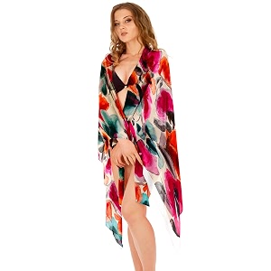 sameeha women39s georgette all over print pareo