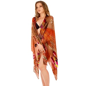 sameeha women39s georgette all over print pareo