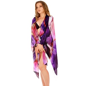 sameeha women39s georgette all over print pareo