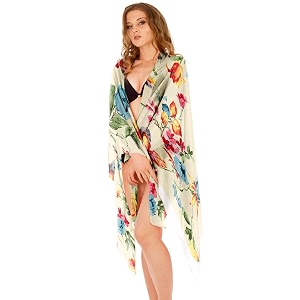 sameeha women39s georgette all over print pareo