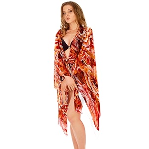 sameeha women39s georgette all over print pareo