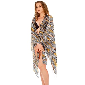 sameeha women39s georgette all over print pareo
