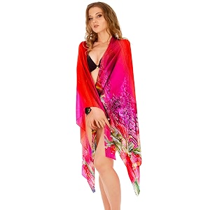 sameeha women39s georgette all over print pareo