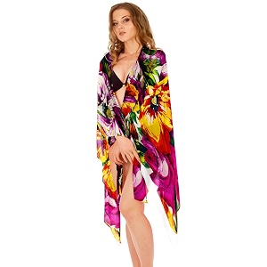 sameeha women39s georgette all over print pareo