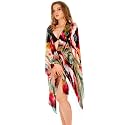 SAMEEHA Women's Georgette All Over Print Pareo