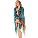 SAMEEHA Women's Georgette All Over Print Pareo
