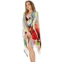 SAMEEHA Women's Georgette All Over Print Pareo