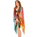 SAMEEHA Women's Georgette All Over Print Pareo