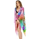 SAMEEHA Women's Georgette All Over Print Pareo