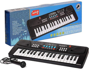 samenterprise a-09 ke-37 key piano keyboard toy for kids with mic analog portable keyboard