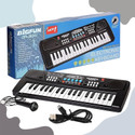 SAMENTERPRISE original Bigfun 430 Piano made with High Quality Plastic With Mic & USB Cable original Bigfun 430 Piano made with High Quality Plastic With Mic & USB Cable Analog Portable Keyboard