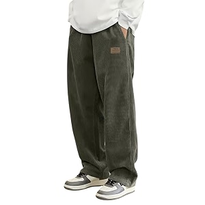 Samfor Mens Comfortable Corduroy Pants Relaxed