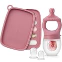 SAMiGO Baby Fruit Feeder Food Pacifier &amp; Freezer Popsicle Mold for Teething