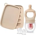 SAMiGO Baby Fruit Feeder Food Pacifier &amp; Freezer Popsicle Mold for Teething