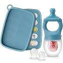 SAMiGO Baby Fruit Feeder Food Pacifier &amp; Freezer Popsicle Mold for Teething