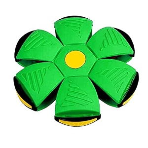 samip ufo ballinteractive flying saucer toypet trainingother outdoor magic game with super lighting play for fun deformed flying ball toy air hover football for kids magic ufo ball green