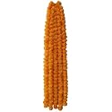 SAMJHI Premium Handmade Marigold Flower Garland for Decoration (Golden Yellow, Pack of 5)