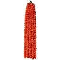 Premium Handmade Marigold Flower Garland for Decoration (Orange, Pack of 10)