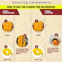 Premium Handmade Marigold Flower Garland for Decoration (Tricolor, Pack of 2)
