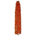 Premium Handmade Marigold Flower Garland with Ashoka Leaves for Decoration (Orange, Pack of 2)