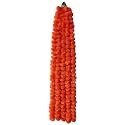 Premium Handmade Marigold Flower Garland for Decoration (Orange, Pack of 2)