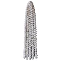 Premium Handmade Marigold Flower Garland for Decoration (White, Pack of 20)