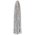 Premium Handmade Marigold Flower Garland for Decoration (White, Pack of 2)