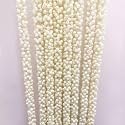 Premium Handmade Mogra Flower Garland for Decoration (White, Pack of 20)
