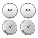Samman Jack Pad Adapter, Billet Aluminum (Silver- 4 Pack)